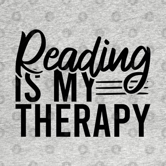 Reading Is My Therapy by Blonc